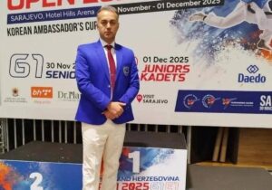 حضور داور اردبیلی در جمع قاضیان بینالمللی/هاشمینژاد در تورنمنت G1 بوسنی سوت میزند