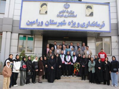 تجلیل از ورزشکاران قهرمان در ورامین