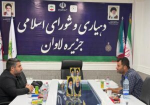 دیدار امیر مصدق با علی احمدی؛ گامی مؤثر در مسیر میزبانی مسابقات ملی و توسعه گردشگری دریایی در جزیره لاوان