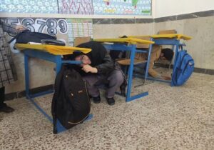 مانور سراسری زلزله و ایمنی در مدارس کردستان اجرا شد