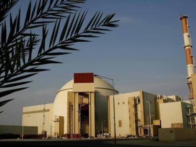 نیروگاه هسته‌ای بوشهر در ظرفیت کامل؛ تولید هزار مگاوات برق در مدار