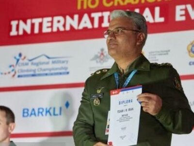 درخشش سنگنورد برازجانی در رقابت‌های ارتش‌های جهان