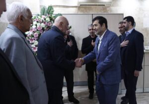 حضور وزیر ورزش و جوانان در مراسم ترحیم رئیس اسبق فدراسیون بسکتبال