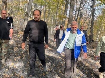 فرماندار ساری: آتشسوزی جنگلهای مرزی ساری و نکا در کمتر از ۹ ساعت مهار شد