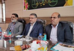 بررسی مسائل اولویت‌دار مهریز با حضور نماینده ویژه رئیس قوه قضاییه