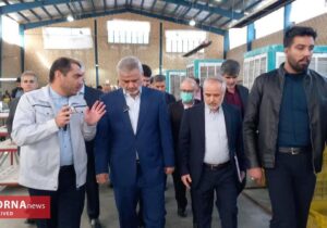 بازدید رئیس کل دادگستری استان تهران از واحدهای تولیدی شهرک صنعتی صفادشت شهرستان ملارد