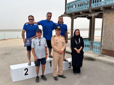 قهرمانان مسابقات قایقرانی روز نیروی دریایی در بوشهر معرفی شدند