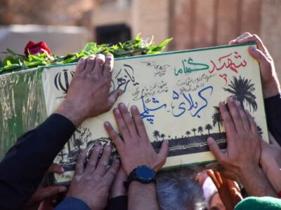 شهید گمنام مهمان دائمی روستای سورک شد+فیلم