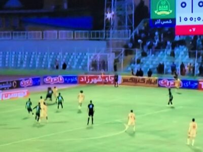 کسب یک امتیاز فوتبالیست های شمس آذر مقابل خیبر