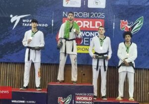 تکواندوکار گیلانی بر بام قهرمانی جهان