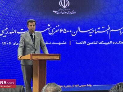 زارعی: امروز نقطه عطفی برای ورزش خراسان رضوی است/ سالن ۶۵۰۰ نفری طرفیتهای ویژهای برای ورزش استان ایجاد میکند