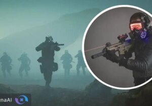 چین از ربات رزمی آیینهوار رونمایی کرد