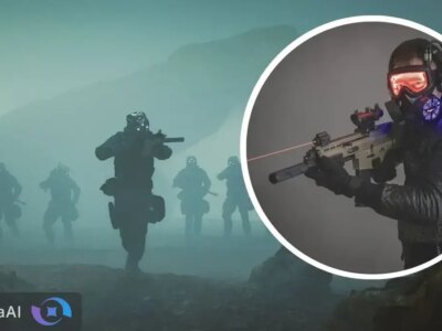 چین از ربات رزمی آیینهوار رونمایی کرد