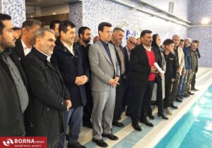 با حضور وزیر ورزش، استخر سرپوشیده شهدای غواص تربیت حیدریه پس از ۱۶ سال افتتاح شد + عکس