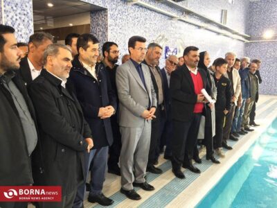 با حضور وزیر ورزش، استخر سرپوشیده شهدای غواص تربیت حیدریه پس از ۱۶ سال افتتاح شد + عکس