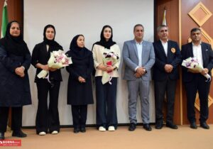 تجلیل از آتوسا گلشادنژاد در حضور داوران کاراته از سراسر کشور