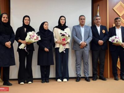 تجلیل از آتوسا گلشادنژاد در حضور داوران کاراته از سراسر کشور