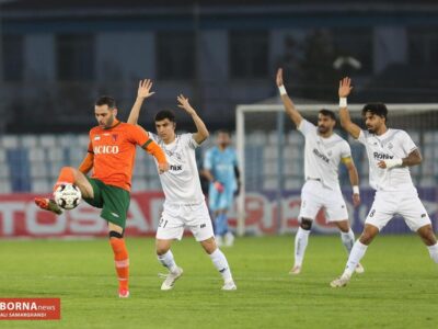 دیدار تیم های فوتبال ملوان _ مس رفسنجان