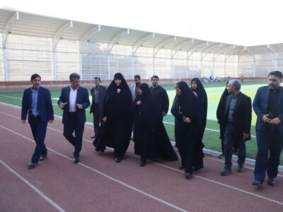 بازدید معاون امور زنان و خانواده رییسجمهور از ورزشگاه اختصاصی بانوان قم