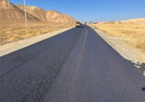 تردد روان‌تر در محور حصار به سه‌راهی حسن آباد با آسفالت جدید