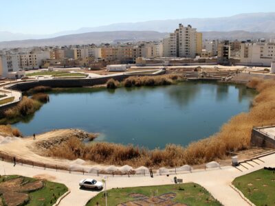 اسلاملو:  آبگیر فروزان شیراز ساماندهی می شود