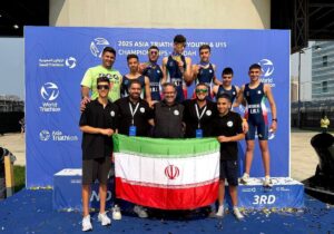 قهرمانی تیم ملی ترایاتلون نوجوانان و نونهالان ایران در رقابت های قهرمانی آسیا ۲۰۲۵