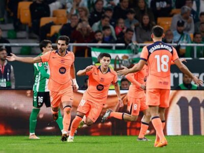 برتری پرگل برای صدرنشین/ بارسا با پنج گل از سد رئال بتیس گذشت