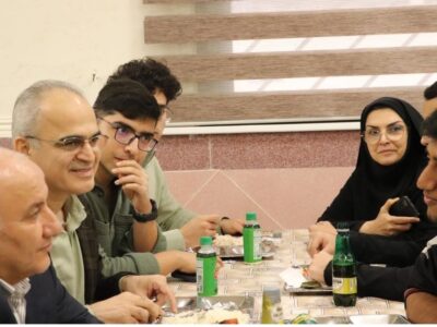 استاندار مازندران در آستانه روز دانشجو همسفره دانشجویان شد