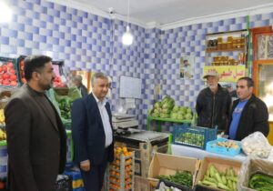 بازدید و نظارت میدانی فرماندار طالقان از واحدهای صنفی میوه و تره بار