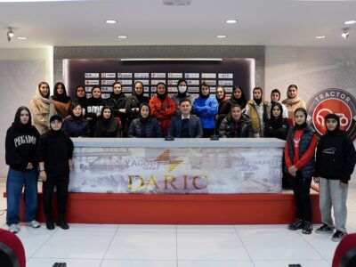 جلسه مدیران باشگاه تراکتور با اعضای تیم بانوان