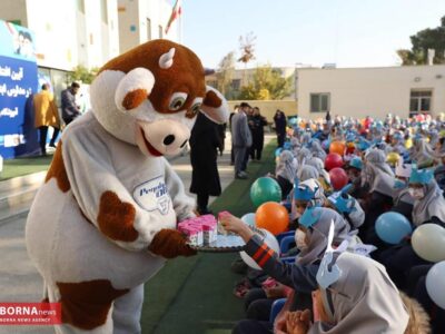 آغاز توزیع شیر رایگان برای بیش از ۴۱۵ هزار دانش‌آموز ابتدایی فارس