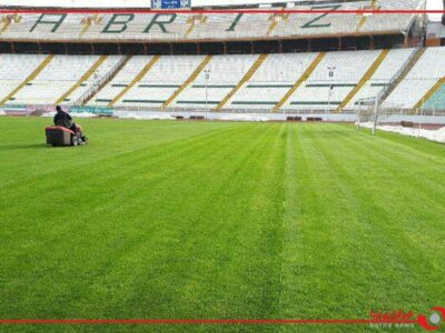 نرمانی: بیماری قارچی چمن ورزشگاه یادگار امام (ره) تبریز برطرف شده است