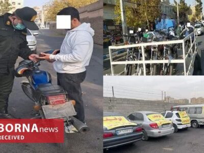 ۷۹۱ دستگاه وسائط نقلیه پلاک مخدوش و فاقد پلاک در پارکینگ غرب استان تهران