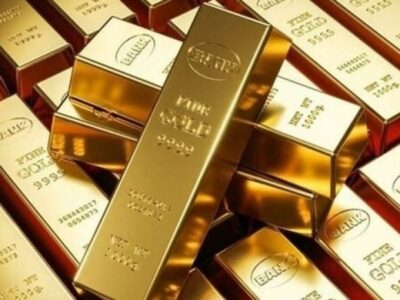 افزایش اونس طلا همزمان با افت دلار