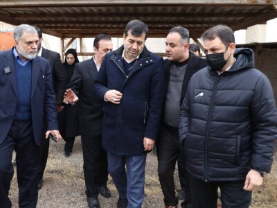 بازدید وزیر ورزش و جوانان از پروژههای نیمه تمام سالن ۶ هزار نفری و سالن دوومیدانی قزوین