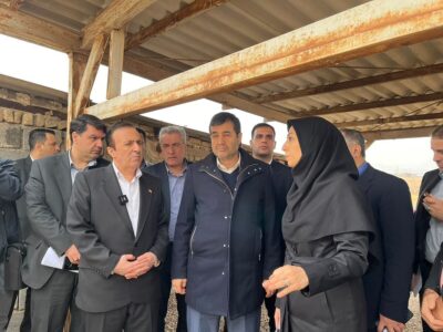 وزیر ورزش از پروژه نیمه تمام سالن شش هزار نفری قزوین بازدید کرد