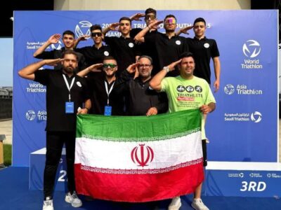 تاریخسازی ورزشکاران باشگاه کارگران اصفهان در ترایاتلون آسیایی جده