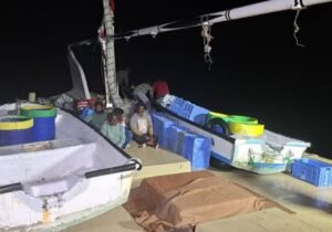 توقیف لنج صیادی متخلف با ۵۰۰ کیلوگرم صید غیرمجاز در آبهای استان بوشهر