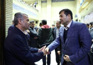 حضور احمد دنیامالی در مراسم ترحیم فرزند نماینده مجلس