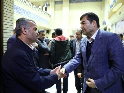 حضور احمد دنیامالی در مراسم ترحیم فرزند نماینده مجلس