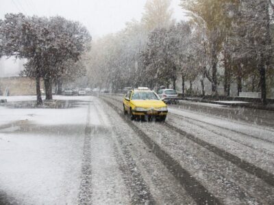 موج جدید بارشی آذربایجانغربی را سفیدپوش کرد / تردد در محورهای مواصلاتی استان برقرار است