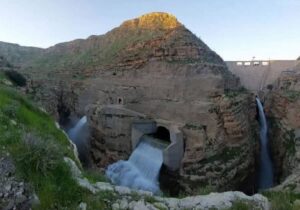 کاهش محسوس ذخایر سد کوثر گچساران/ حجم مفید مخزن به ۵۰ درصد رسید