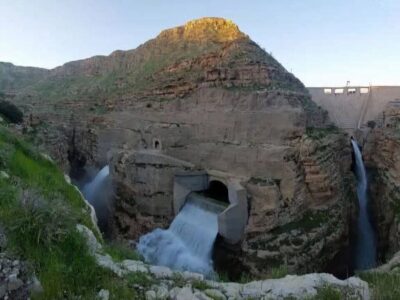 کاهش محسوس ذخایر سد کوثر گچساران/ حجم مفید مخزن به ۵۰ درصد رسید