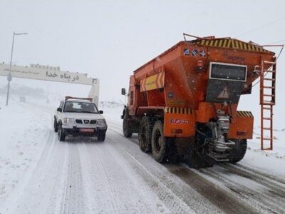 ذخیرهسازی ۷۵ هزار تُن شن و نمک برای طرح زمستانی همدان