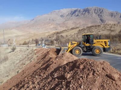 ایمنسازی محور اردل – بهشتآباد با ایجاد ۸۰۰ متر گارد خاکی در نقاط پرتگاه