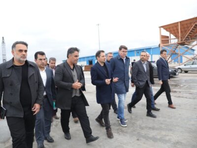 بازدید هیئت اقتصادی روسیه از منطقه آزاد انزلی و بندر کاسپین