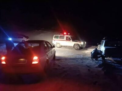 امدادرسانی تیم‌های هلال احمر به متاثرین از برف و کولاک در آذربایجان غربی