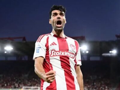 پاس طلایی طارمی در شب پیروزی خفیف المپیاکوس