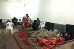 اسکان مسافران گرفتار در برف توسط هلال احمر کردستان