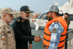 فرمانده کل انتظامی کشور از اسکله فجر بوشهر بازدید کرد